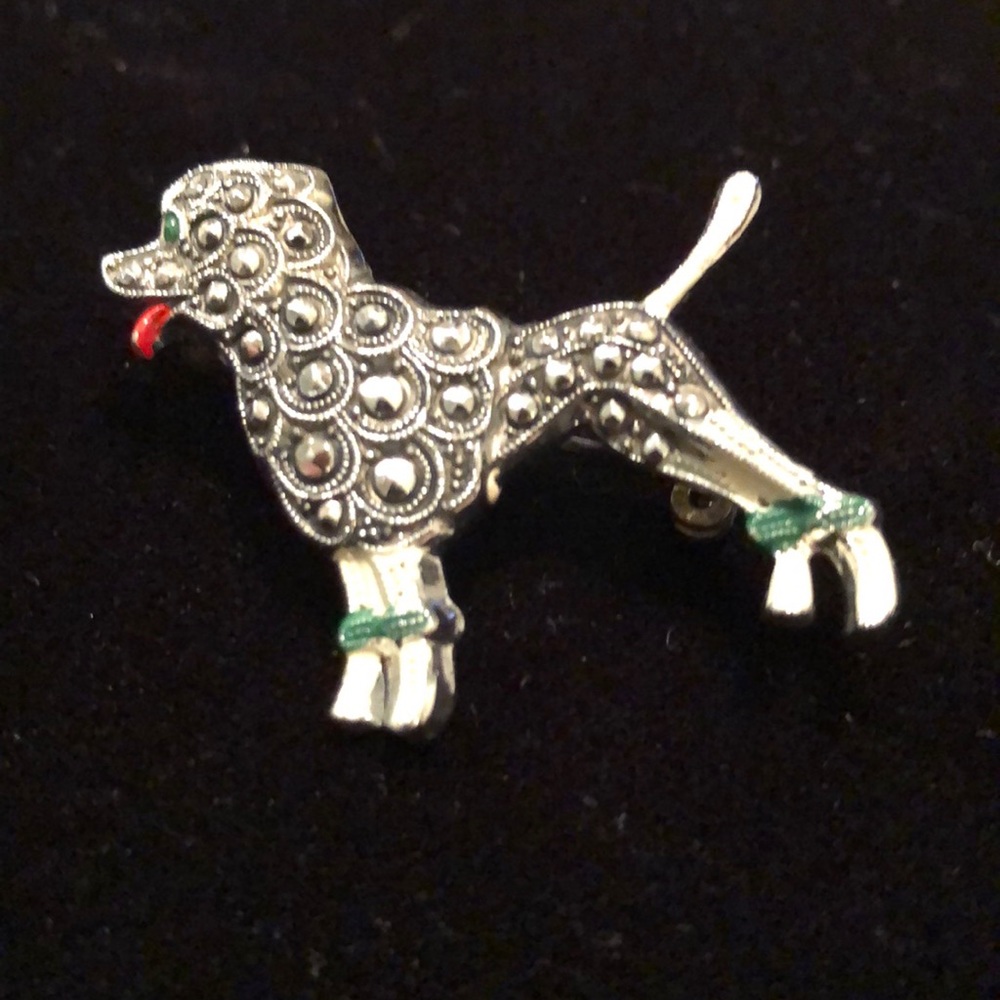 Vintage Poodle Broach